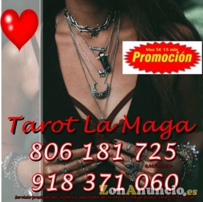 VIDENTES Y TAROTISTAS VISA DESDE 5€ 15 MIN. 806